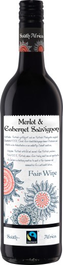 Fairtrade Merlot Cabernet Sauvignon 75cl - bottle